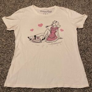 T-Shirt with Pink Graphic